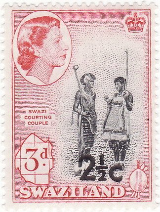 Swazi courting couple