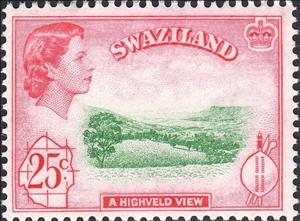 Stamp, Highveld View, Swaziland,  