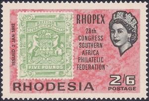 Stamp, Rhodesia No 18, Rhodesia,  
