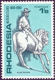 Stamp, Allan Wilson,Matopos Hills, Rhodesia,  