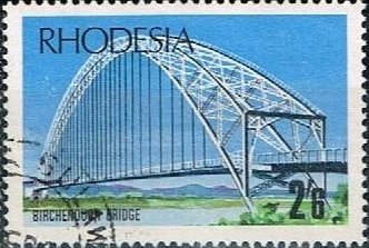 Stamp, Birchenough over Sabi River, Rhodesia,  