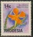 Stamp, Wormskioldia longepedunculata, Rhodesia,  , Flowers