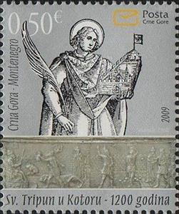Stamp, St.Tripun-Kotor, Montenegro,  