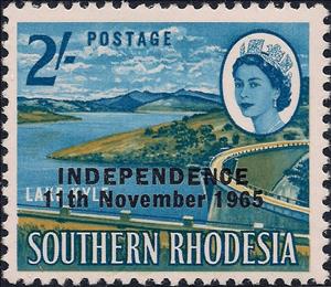 Stamp, Lake Kyle, Rhodesia,  