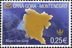 Map of Montenegro