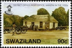 District Post Office Manzini in 1920's