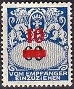 Stamp, Overprints, Free City of Danzig,  