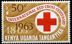 Stamp, Red Cross, East African Community,  , Red Cross and Red Crescent