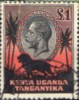 Stamp, Lion (Panthera leo), East African Community,  , Лев, Animals (Fauna)
