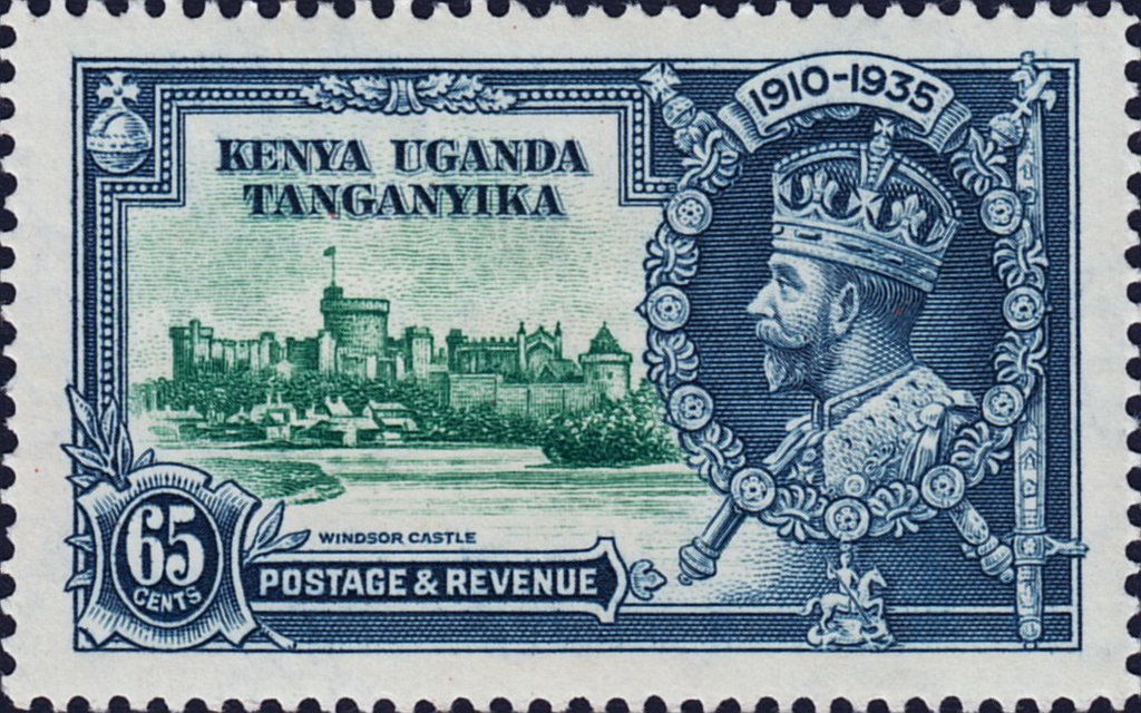 Windsor castle and George V