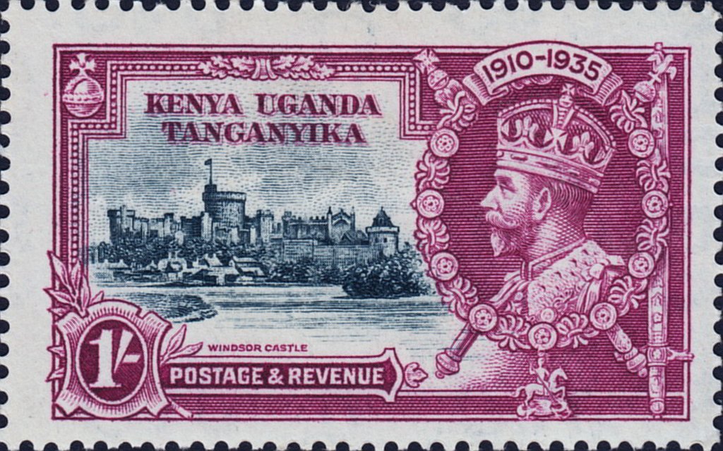 Windsor castle and George V