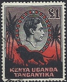 Stamp, Lion (Panthera leo), East African Community,  