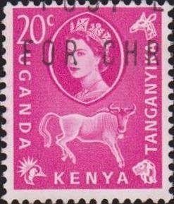 Stamp, Gnu (Connochaetes sp.), East African Community,  , Heads of State, Birds, Mammals, Лев, Giraffes, Queens