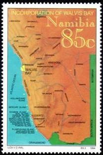Map of Namibia