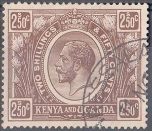 Stamp, King George V, East African Community,  