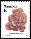 Stamp, Gypsum, Namibia,  , Minerals