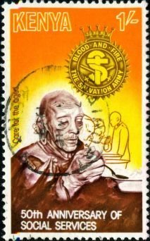 Stamp, Elderly care, Kenya,  , Salvation Army