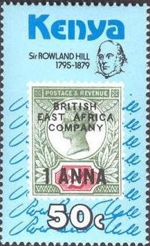 Stamp, British East-African stamp, Kenya,  , Stamps
