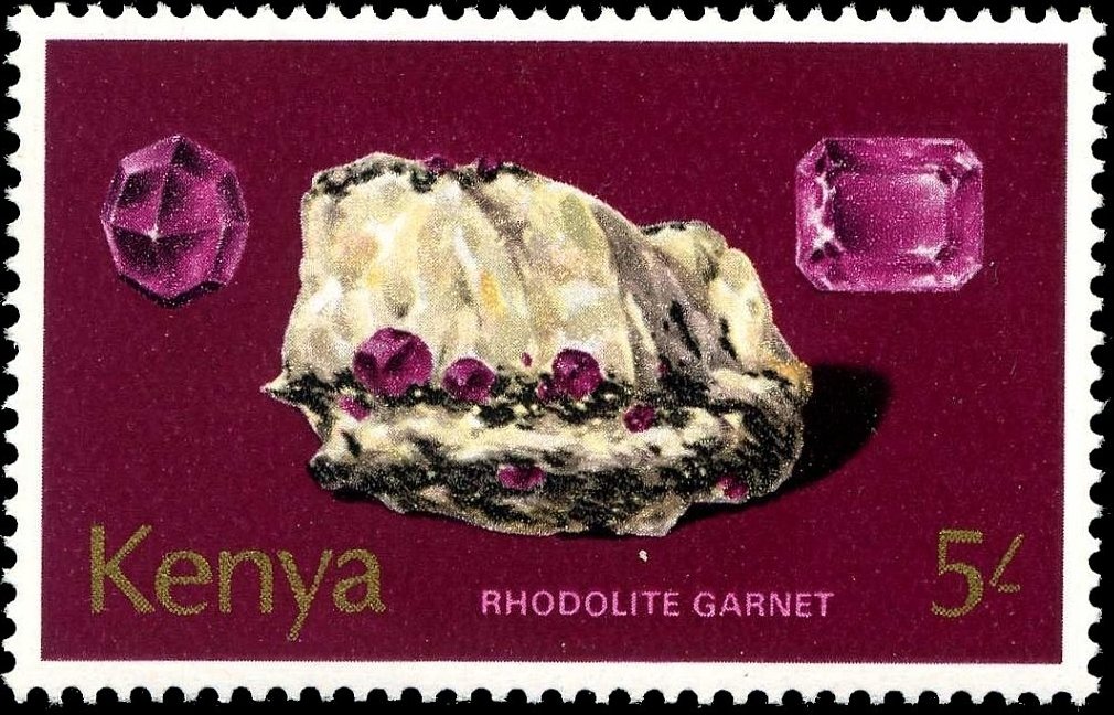 Rhodolite garnet