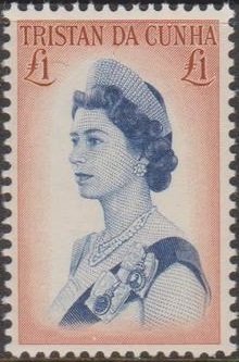 Stamp, H.M.S. Challenger, 1870, Tristan da Cunha,  