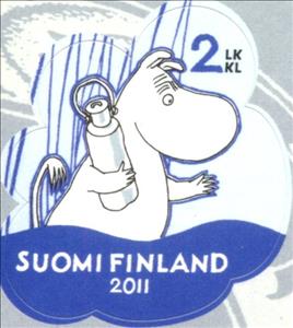 Stamp, Moomintroll, Finland,  , Cartoons, Comics, Fairy Tales