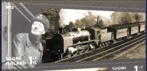 Stamp, Train, Finland,  , Railways