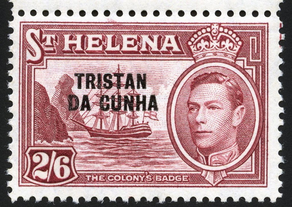 "TRISTAN DA CUNHA" Overprinted