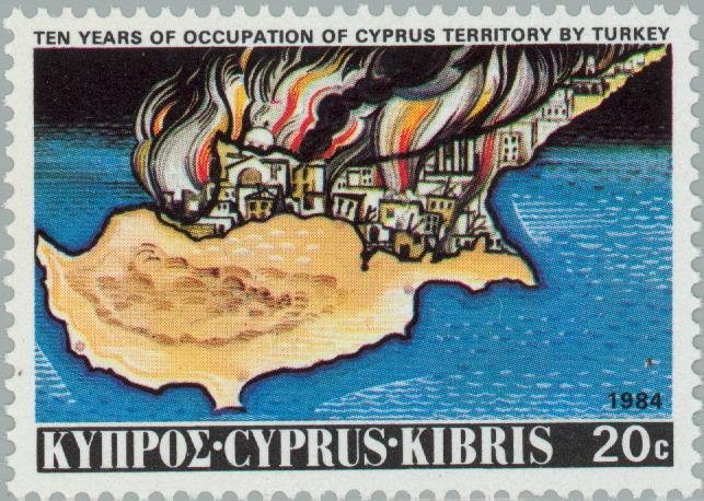10 Years Cyprus territories occupied by Turkey
