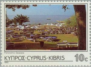 Stamp, Panoramic Seaview, Limassol, Cyprus,  , Landscapes
