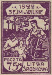 Workers in industrial area