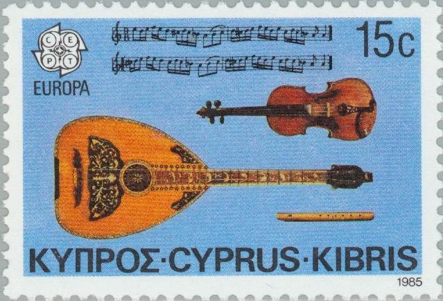 EUROPA/CEPT 1985 - Violin, Lute and Flute