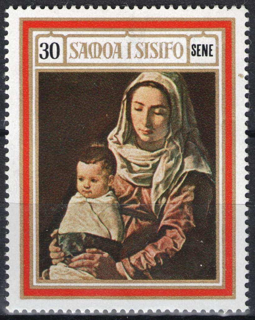 Virgin and Child, by Velazquez