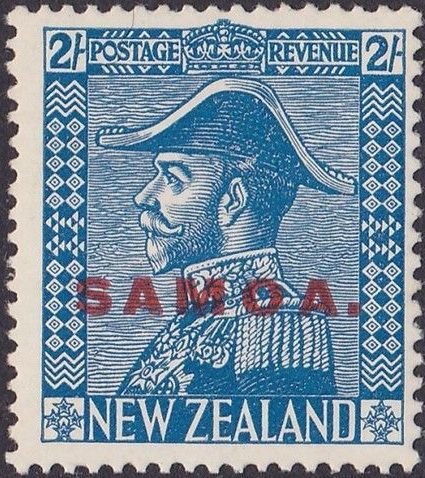 Overprinted in Red