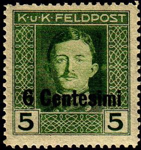 Stamp, Charles I, Austria,  , Kings