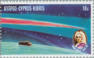 Stamp, Halley's Comet, Cyprus,  , Special Occasions, Comets