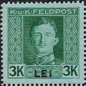 Stamp, overprint LEI, Austria,  