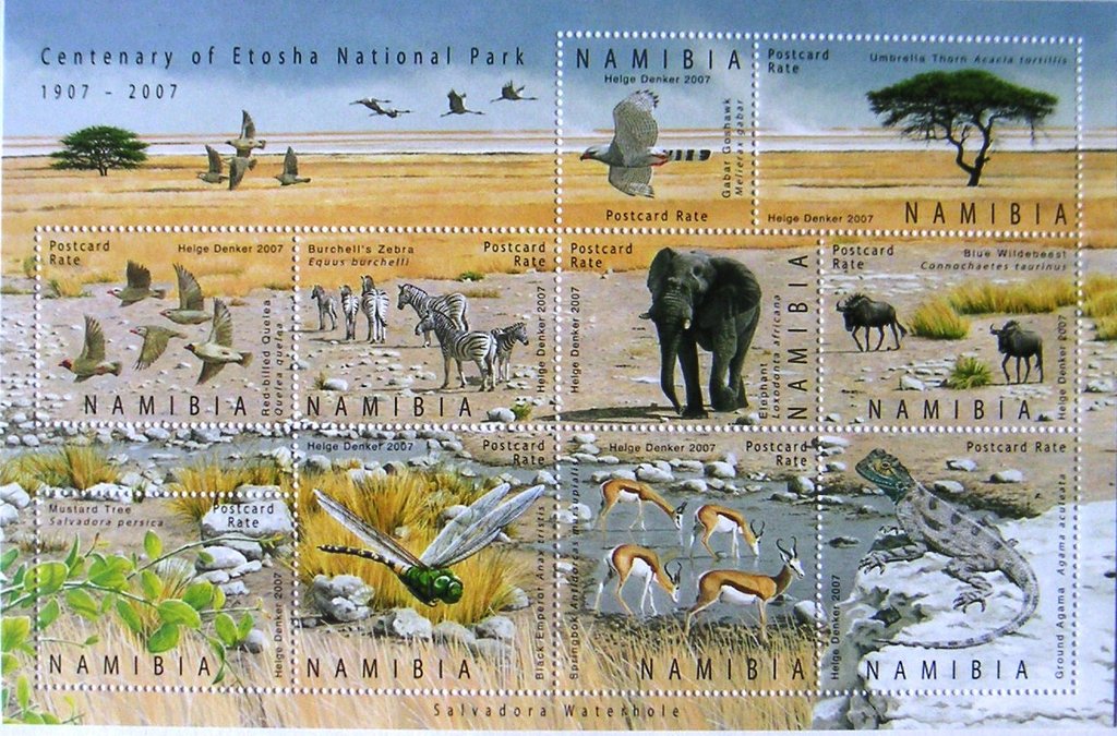 Etosha National Park - MiNo. 1225-34