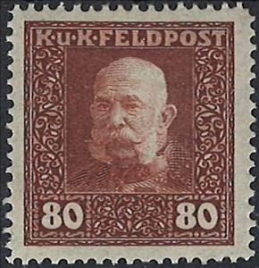 Stamp, Emperor Franz Josef, Austria,  