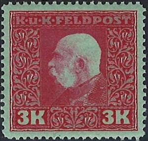 Stamp, Emperor Franz Josef, Austria,  