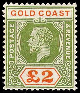 Stamp, Issues of 1921-25, Gold Coast,  