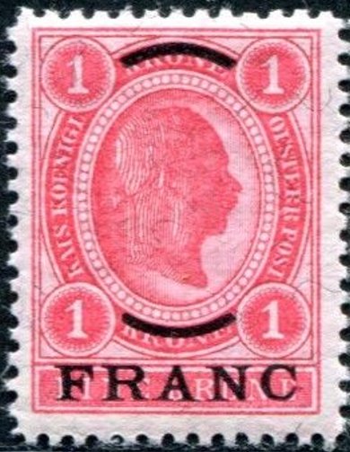 Overprinted issue 1903
