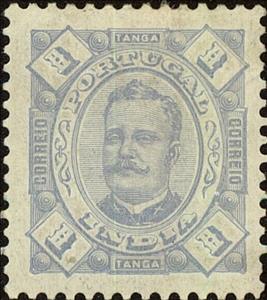 Stamp, King Carlos I., India, Portuguese,  