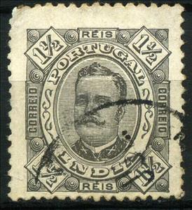 Stamp, King Carlos I., India, Portuguese,  
