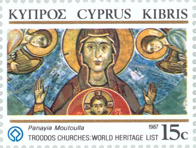 Fresco from Church of Panayia Moutoulla, 1280 A.D.
