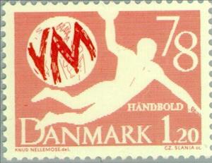 Stamp, WK Handball, Denmark,  , Sport, Handball