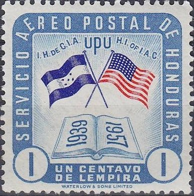 Flags of Honduras and the United States
