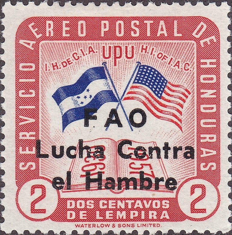 Flags of Honduras and the United States