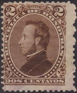Stamp, General José Francisco Morazán Quezada (1792-1842), Honduras,  