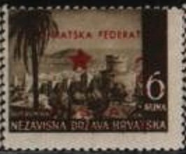 Stamp, Overprint, Yugoslavia, Local Issues in WWII,  