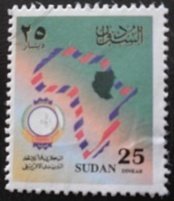 Map of Africa and Sudan